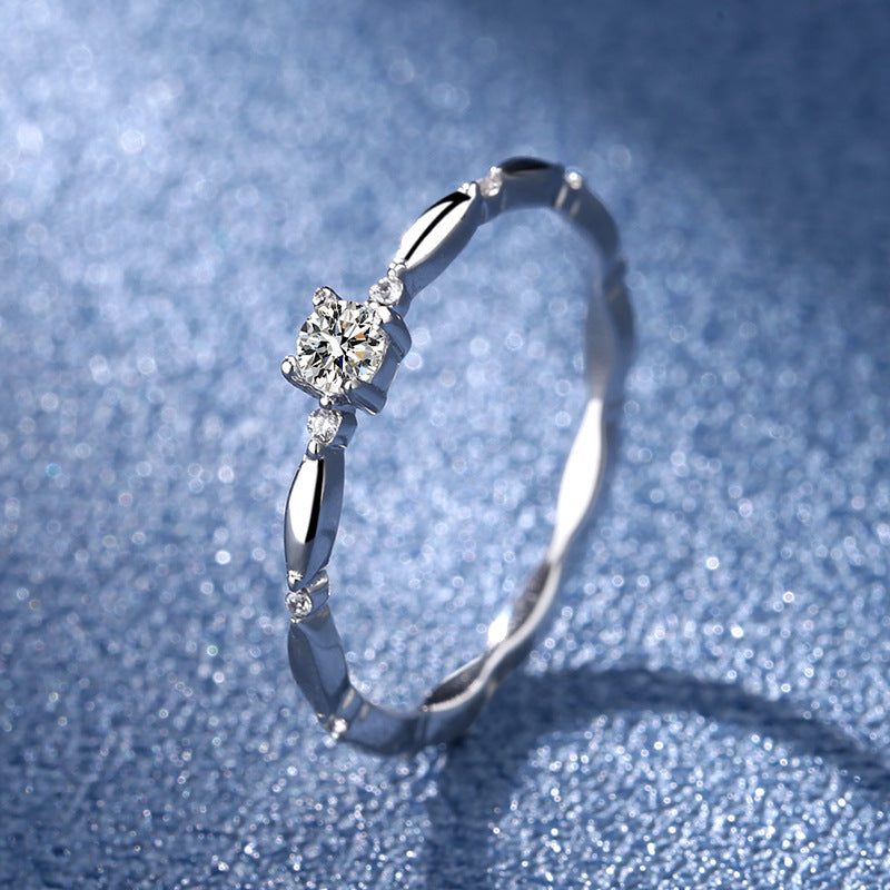 Moissanite Fashion Diamond Wedding Ring